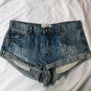 One Teaspoon Denim Shorts